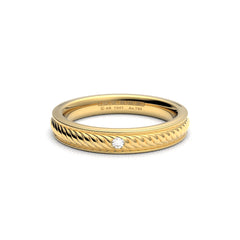 ALIONA WEDDING RINGS 18K YELLOW GOLD - MARCVS JOYEROS ALIONA WEDDING RINGS 18K YELLOW GOLD - MARCVS JOYEROS