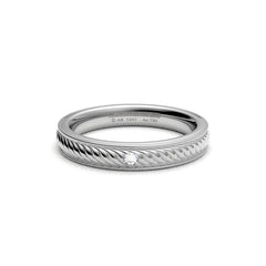 ALIONA WEDDING RINGS 18K WHITE GOLD - MARCVS JOYEROS ALIONA WEDDING RINGS 18K WHITE GOLD - MARCVS JOYEROS