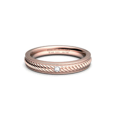 ALIONA WEDDING RINGS 18K ROSE GOLD - MARCVS JOYEROS ALIONA WEDDING RINGS 18K ROSE GOLD - MARCVS JOYEROS
