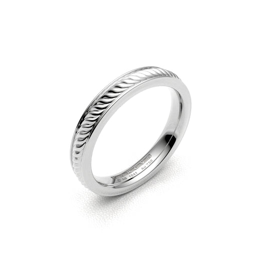 ALIONA WEDDING RINGS 18K WHITE GOLD - MARCVS JOYEROS