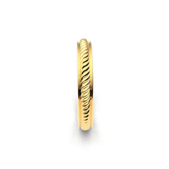ALIONA WEDDING RINGS 18K YELLOW GOLD - MARCVS JOYEROS ALIONA WEDDING RINGS 18K YELLOW GOLD - MARCVS JOYEROS