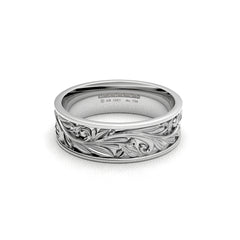 JANE WEDDING RINGS 18K WHITE GOLD - MARCVS JOYEROS JANE WEDDING RINGS 18K WHITE GOLD - MARCVS JOYEROS