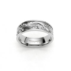 JANE WEDDING RINGS 18K WHITE GOLD - MARCVS JOYEROS JANE WEDDING RINGS 18K WHITE GOLD - MARCVS JOYEROS