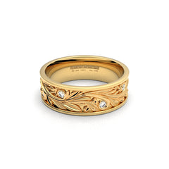 JANE WEDDING RINGS 18K YELLOW GOLD - MARCVS JOYEROS JANE WEDDING RINGS 18K YELLOW GOLD - MARCVS JOYEROS