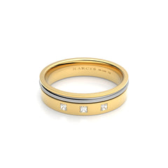 JAYDEN WEDDING RINGS 18K YELLOW GOLD - MARCVS JOYEROS JAYDEN WEDDING RINGS 18K YELLOW GOLD - MARCVS JOYEROS