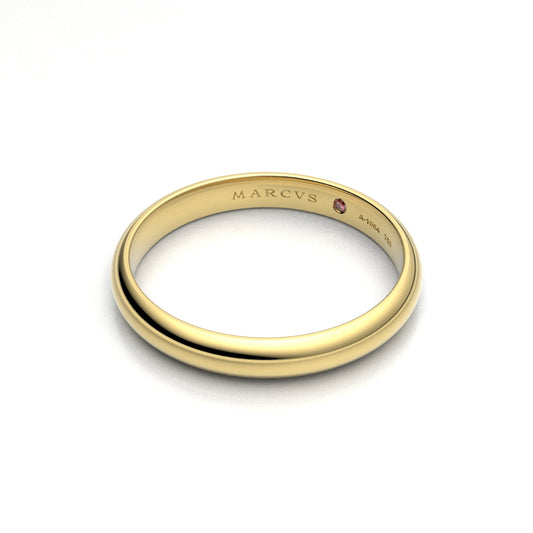 DOLCEZZA WEDDING RINGS 18K GOLD - MARCVS JOYEROS