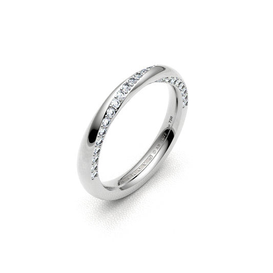 ZAID WEDDING RINGS 18K WHITE GOLD - MARCVS JOYEROS