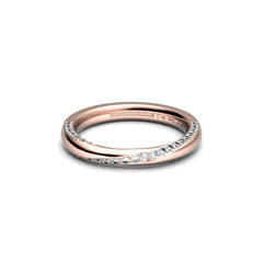 ZAID WEDDING RINGS ROSE GOLD 18K - MARCVS JOYEROS ZAID WEDDING RINGS ROSE GOLD 18K - MARCVS JOYEROS