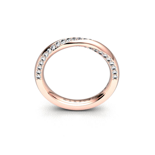 ZAID WEDDING RINGS ROSE GOLD 18K - MARCVS JOYEROS