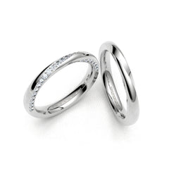 ZAID WEDDING RINGS 18K WHITE GOLD - MARCVS JOYEROS ZAID WEDDING RINGS 18K WHITE GOLD - MARCVS JOYEROS