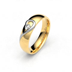 CUORE WEDDING RINGS 18K YELLOW GOLD - MARCVS JOYEROS CUORE WEDDING RINGS 18K YELLOW GOLD - MARCVS JOYEROS