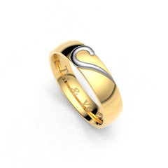 CUORE WEDDING RINGS 18K YELLOW GOLD - MARCVS JOYEROS CUORE WEDDING RINGS 18K YELLOW GOLD - MARCVS JOYEROS