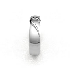 CUORE WEDDING RINGS 18K WHITE GOLD - MARCVS JOYEROS CUORE WEDDING RINGS 18K WHITE GOLD - MARCVS JOYEROS