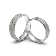 FANCY WEDDING RINGS 18K WHITE GOLD - MARCVS JOYEROS FANCY WEDDING RINGS 18K WHITE GOLD - MARCVS JOYEROS