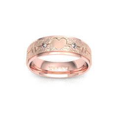 FANCY WEDDING RINGS 18K ROSE GOLD - MARCVS JOYEROS FANCY WEDDING RINGS 18K ROSE GOLD - MARCVS JOYEROS