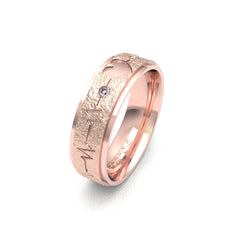 FANCY WEDDING RINGS 18K ROSE GOLD - MARCVS JOYEROS FANCY WEDDING RINGS 18K ROSE GOLD - MARCVS JOYEROS