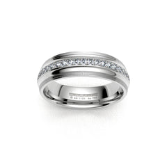LEAH WEDDING RINGS 18K WHITE GOLD - MARCVS JOYEROS LEAH WEDDING RINGS 18K WHITE GOLD - MARCVS JOYEROS