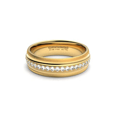 LEAH WEDDING RINGS 18K YELLOW GOLD - MARCVS JOYEROS LEAH WEDDING RINGS 18K YELLOW GOLD - MARCVS JOYEROS
