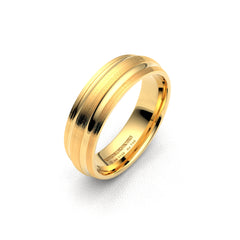 LEAH WEDDING RINGS 18K YELLOW GOLD - MARCVS JOYEROS LEAH WEDDING RINGS 18K YELLOW GOLD - MARCVS JOYEROS