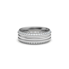 EUDES WEDDING RINGS 18K WHITE GOLD - MARCVS JOYEROS EUDES WEDDING RINGS 18K WHITE GOLD - MARCVS JOYEROS