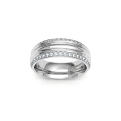 EUDES WEDDING RINGS 18K WHITE GOLD - MARCVS JOYEROS EUDES WEDDING RINGS 18K WHITE GOLD - MARCVS JOYEROS
