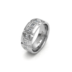 NARUHITO WEDDING RINGS 18K WHITE GOLD - MARCVS JOYEROS NARUHITO WEDDING RINGS 18K WHITE GOLD - MARCVS JOYEROS