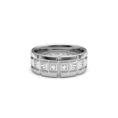 NARUHITO WEDDING RINGS 18K WHITE GOLD - MARCVS JOYEROS NARUHITO WEDDING RINGS 18K WHITE GOLD - MARCVS JOYEROS