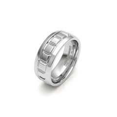 NARUHITO WEDDING RINGS 18K WHITE GOLD - MARCVS JOYEROS NARUHITO WEDDING RINGS 18K WHITE GOLD - MARCVS JOYEROS