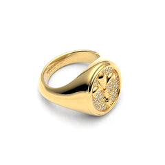 ROFELLINI GRADUATION RING 18K GOLD - MARCVS JOYEROS ROFELLINI GRADUATION RING 18K GOLD - MARCVS JOYEROS