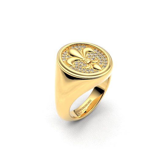ROFELLINI GRADUATION RING 18K GOLD - MARCVS JOYEROS