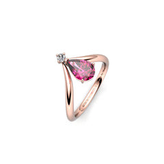 AMANE 18K GOLD ENGAGEMENT RING - MARCVS JOYEROS AMANE 18K GOLD ENGAGEMENT RING - MARCVS JOYEROS