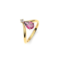 AMANE 18K GOLD ENGAGEMENT RING - MARCVS JOYEROS AMANE 18K GOLD ENGAGEMENT RING - MARCVS JOYEROS