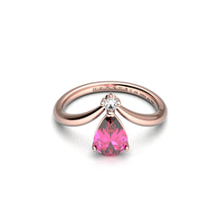 AMANE 18K GOLD ENGAGEMENT RING - MARCVS JOYEROS AMANE 18K GOLD ENGAGEMENT RING - MARCVS JOYEROS