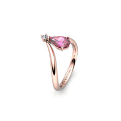 AMANE 18K GOLD ENGAGEMENT RING - MARCVS JOYEROS AMANE 18K GOLD ENGAGEMENT RING - MARCVS JOYEROS