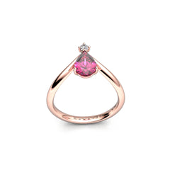 AMANE 18K GOLD ENGAGEMENT RING - MARCVS JOYEROS AMANE 18K GOLD ENGAGEMENT RING - MARCVS JOYEROS