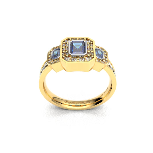 ASTERI ANILLO DE ORO 18K - MARCVS JOYEROS