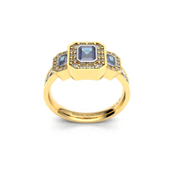 ASTERI 18K GOLD RING - MARCVS JOYEROS ASTERI 18K GOLD RING - MARCVS JOYEROS