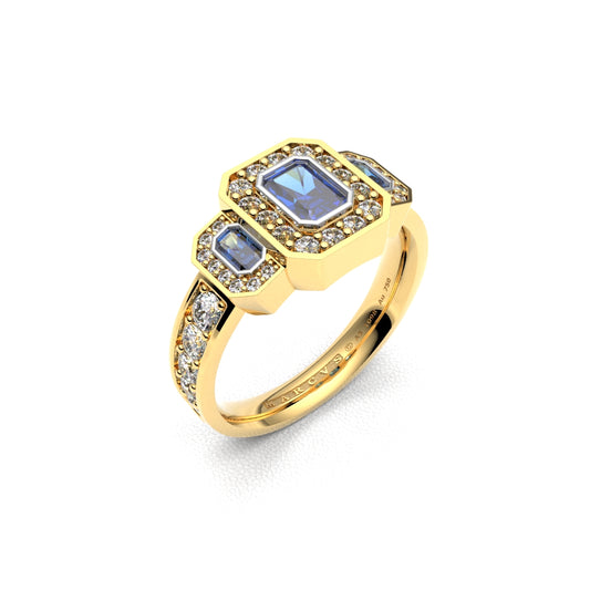 ASTERI ANILLO DE ORO 18K - MARCVS JOYEROS