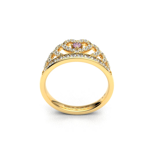 CYLIANE 18K GOLD RING - MARCVS JOYEROS