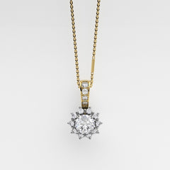 ROSSY 18K GOLD PENDANT - MARCVS JOYEROS  ROSSY 18K GOLD PENDANT - MARCVS JOYEROS