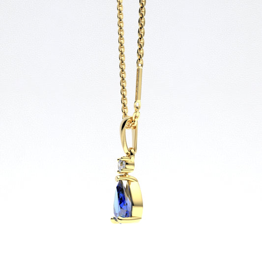 DIJE AMOUR BLEU ORO 18K - MARCVS JOYEROS
