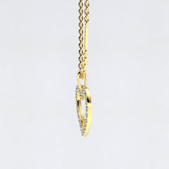 18K GOLD HEART PENDANT - MARCVS JOYEROS  18K GOLD HEART PENDANT - MARCVS JOYEROS