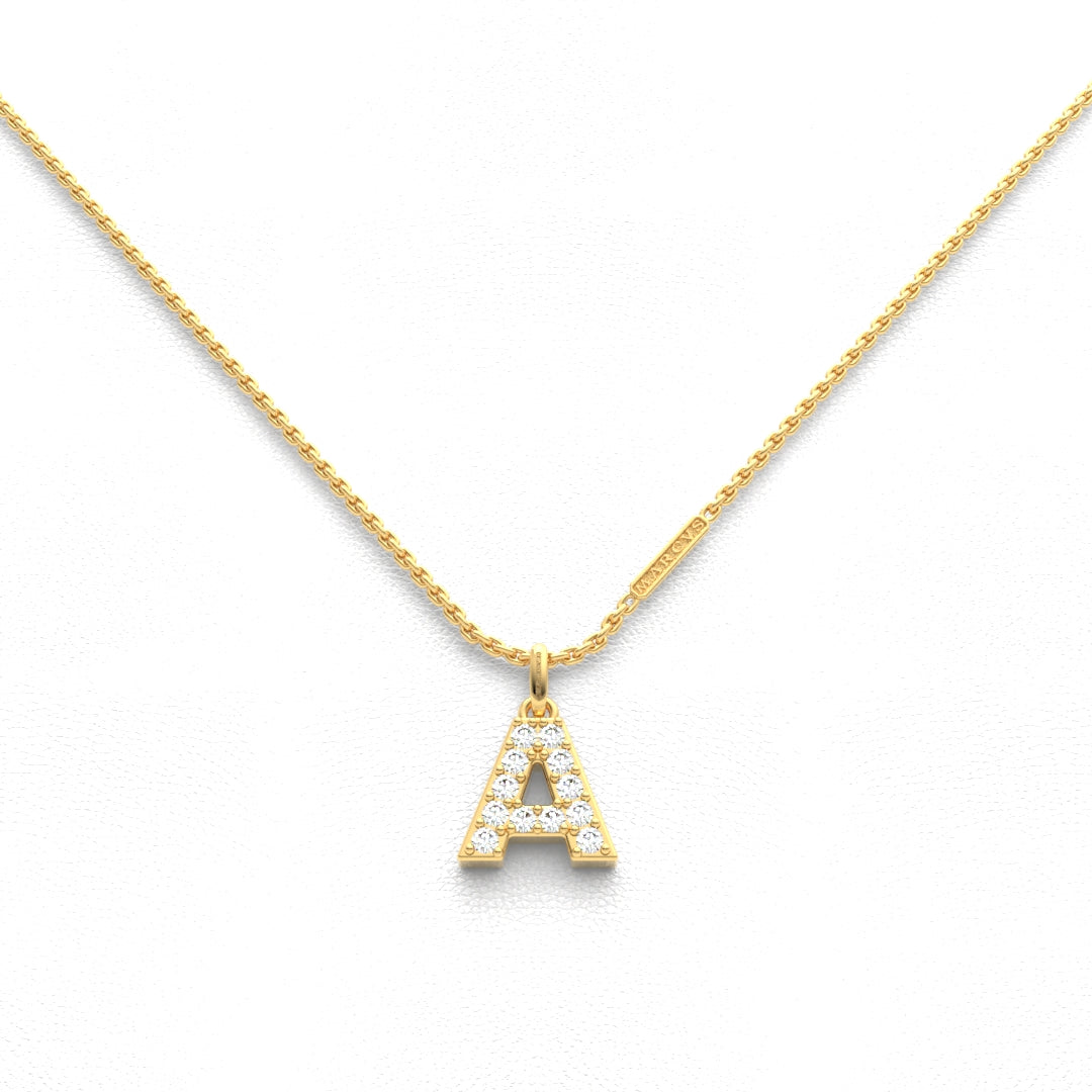 18K GOLD HEART PENDANT - MARCVS JOYEROS