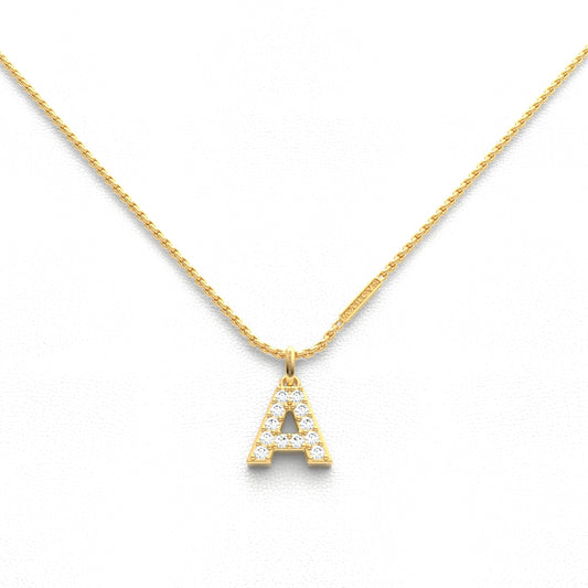DIJE LETRAS ORO 18K - MARCVS JOYEROS