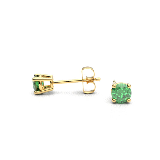 IVETTE VERT ARETES ORO 18K - MARCVS JOYEROS