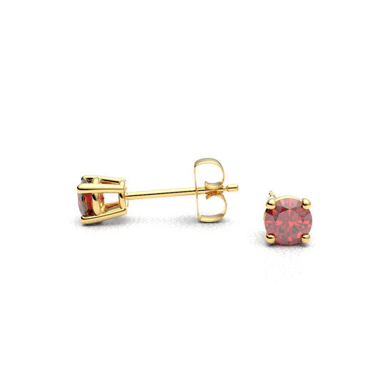 IVETTE ROUGE ARETES ORO 18K - MARCVS JOYEROS