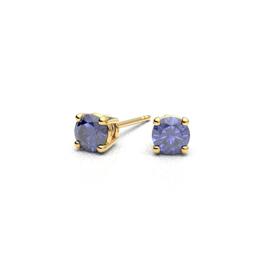IVETTE BLEU ARETES ORO 18K - MARCVS JOYEROS