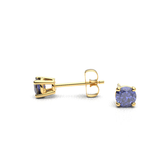 IVETTE BLEU ARETES ORO 18K - MARCVS JOYEROS