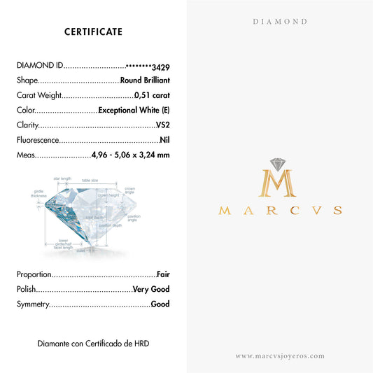 NATURAL DIAMOND DN2022CD13429HRD - MARCVS JOYEROS
