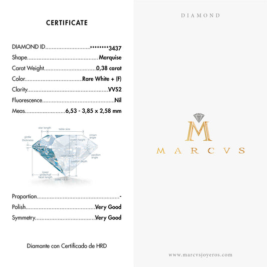 NATURAL DIAMOND DN2022CD13437HRD - MARCVS JOYEROS